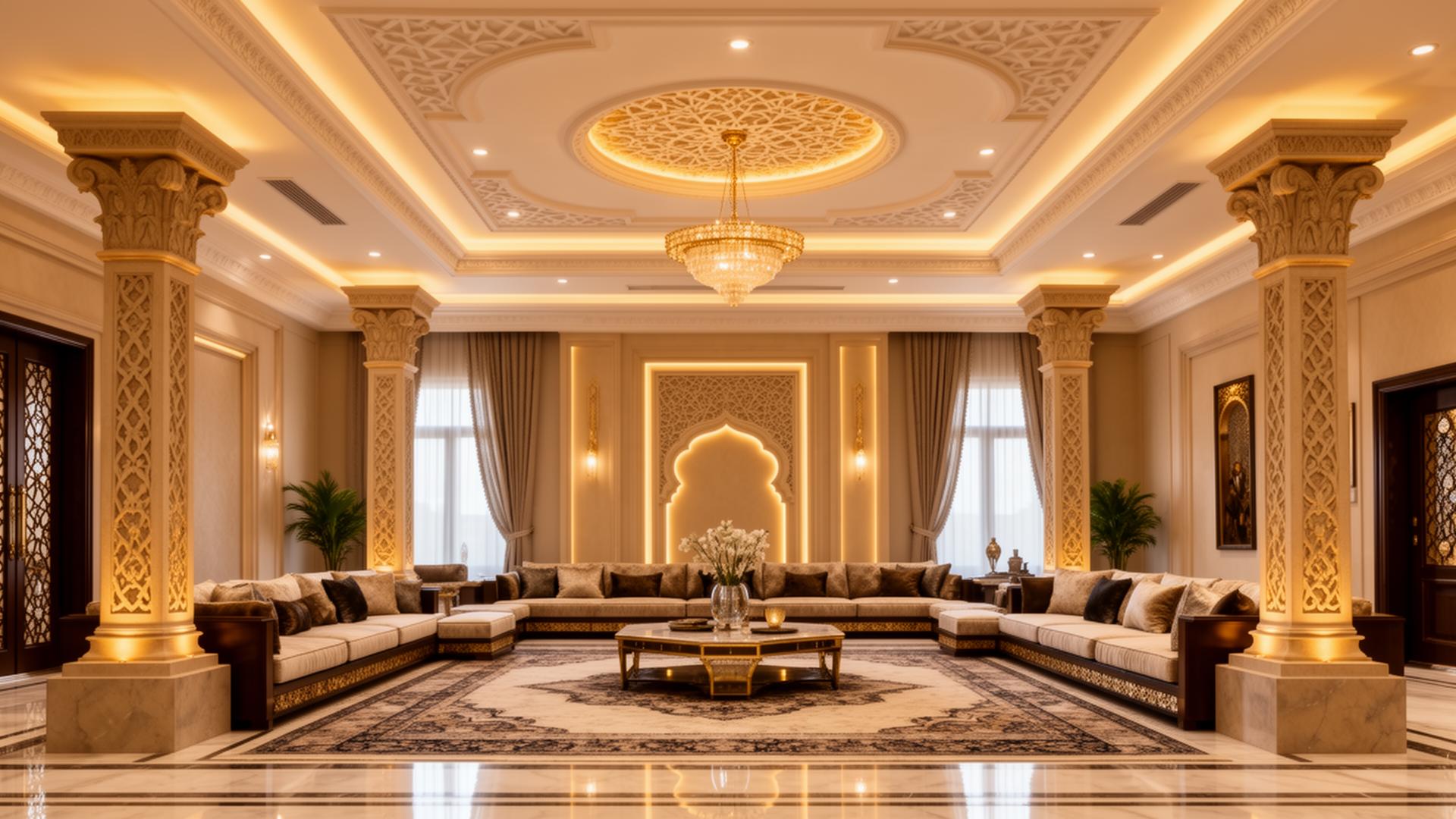 Luxury gypsum board decor in Jeddah